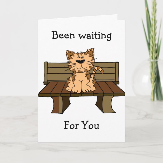 Tarjeta de Felicitación Esperándote (Anverso)