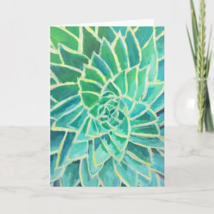 Tarjeta de felicitación espiral de la pintura del