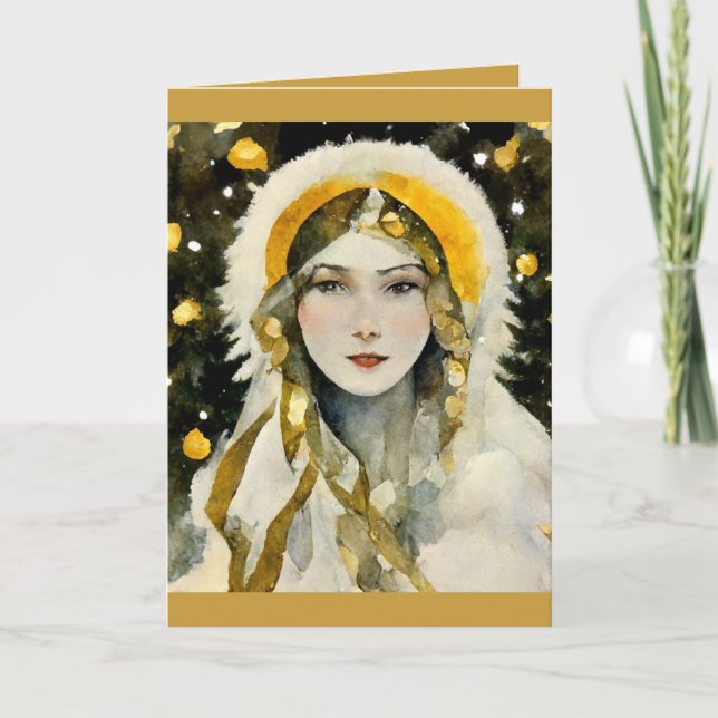 Tarjeta de Felicitación Estándar Doble de 5" x 7" (Anverso)