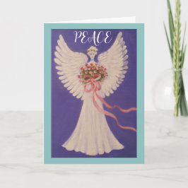 Tarjeta de felicitación estándar Peace Angel, dobl