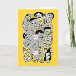 Tarjeta de felicitación estándar plegada de 12,7 c