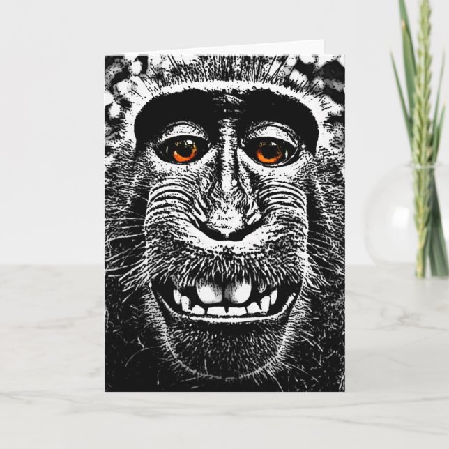 Tarjeta de felicitación facial (en blanco) (Anverso)