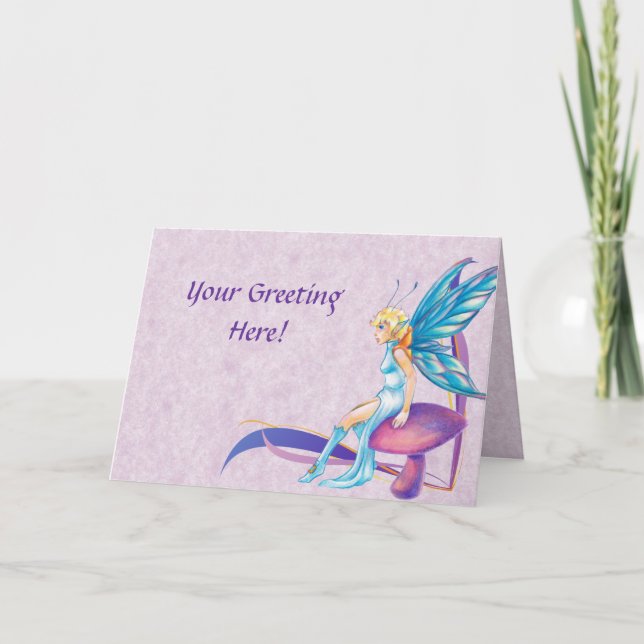 Tarjeta de felicitación Faerie (Anverso)