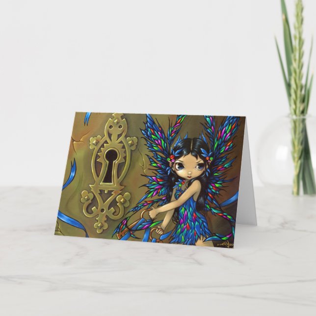 Tarjeta de felicitación "Fairy Secrets" (Anverso)