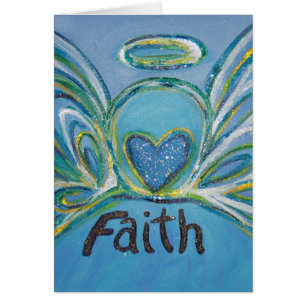 Tarjeta de felicitación Faith Angel
