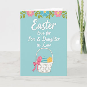 Tarjeta de Felicitación Familiar de Primavera
