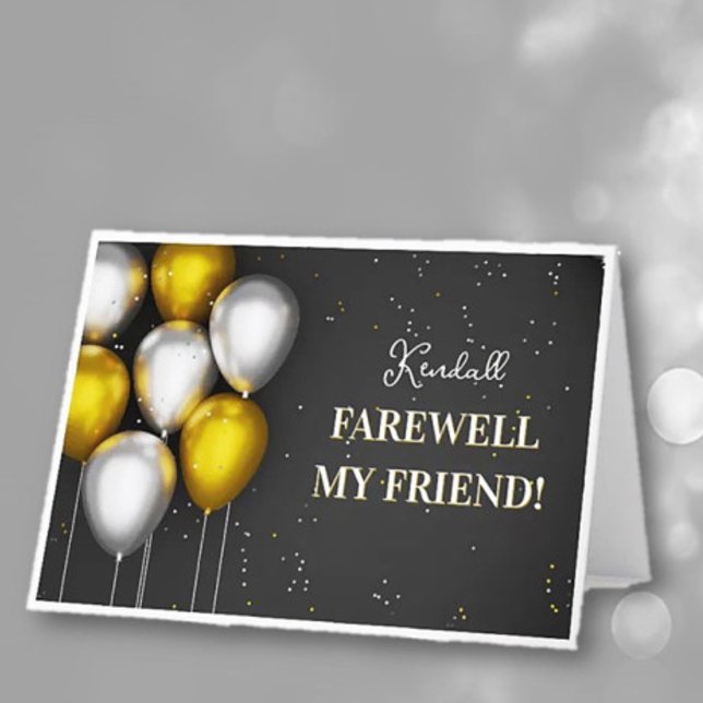 Tarjeta de felicitación Farwell Friend (Subido por el creador)