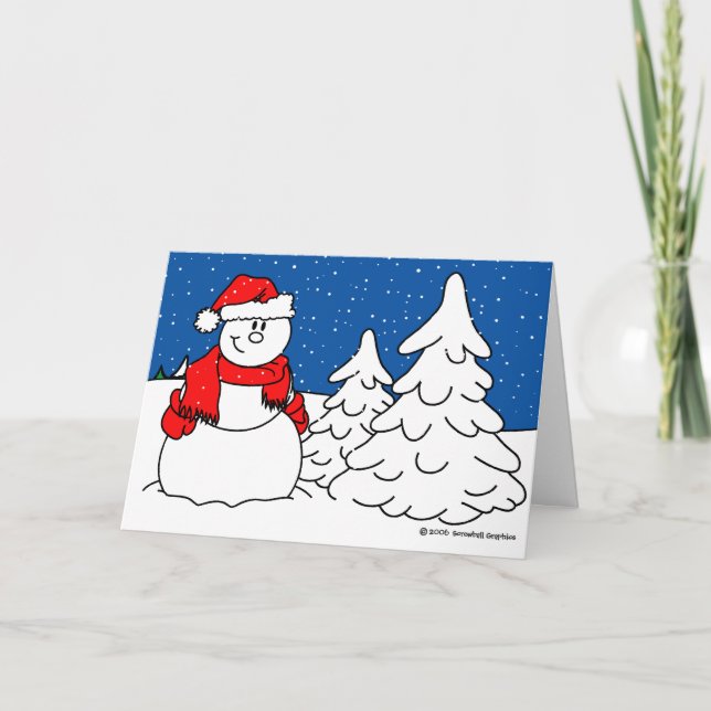 Tarjeta de felicitación Felices Fiestas (Anverso)