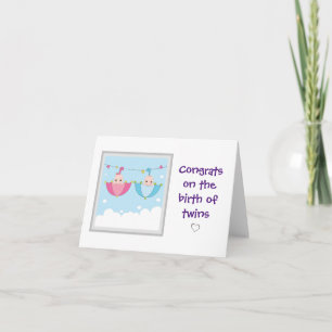 Tarjeta de felicitación - Felicidades por el nacim