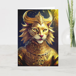 Tarjeta de Felicitación Felina Fantástica para Tod