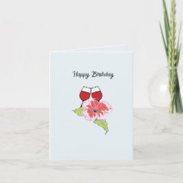 Tarjeta de felicitación : Feliz cumpleaños