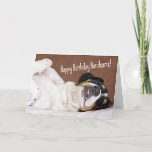 Tarjeta de felicitación Feliz Cumpleaños Handsome