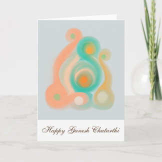 Tarjeta de felicitación feliz de Ganesh Chaturthi