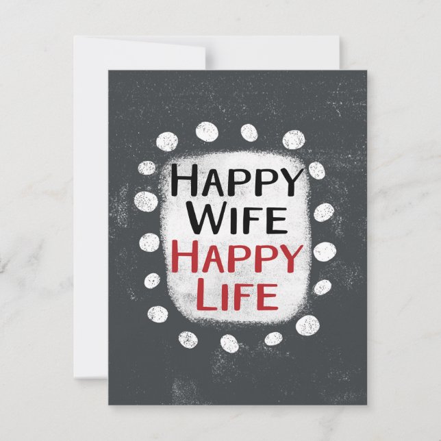 Tarjeta de felicitación feliz de la vida de la esp (Anverso)
