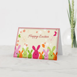 Tarjeta de felicitación feliz de Pascua