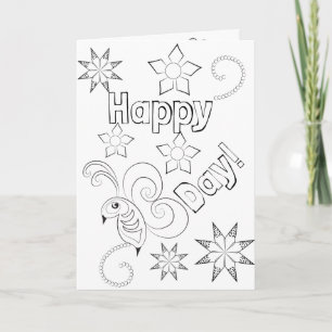 Tarjeta de felicitación feliz del día de la abeja