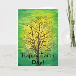 Tarjeta de felicitación feliz del Día de la Tierra