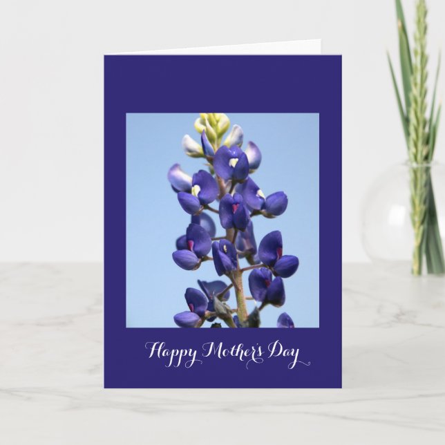 Tarjeta de felicitación feliz del día de madre (Anverso)