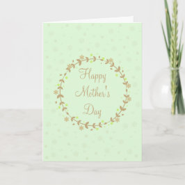 Tarjeta de felicitación feliz del día de madre