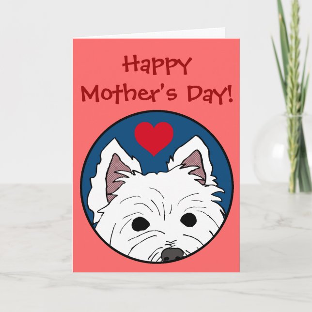 Tarjeta de felicitación feliz del día de madre del (Anverso)