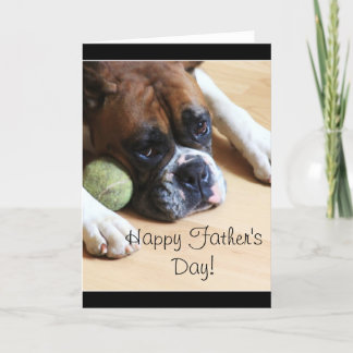 Tarjeta de felicitación feliz del perro del