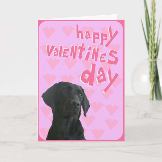 Tarjeta de felicitación feliz negra del el día de (Anverso)