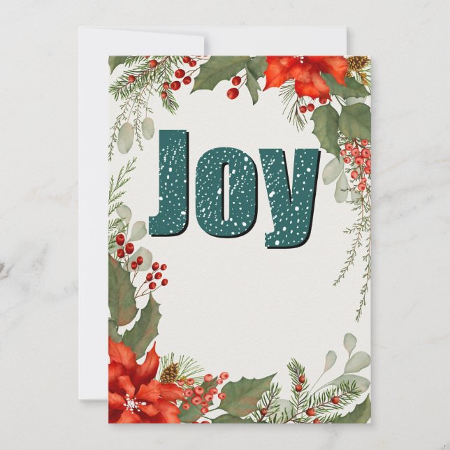 Tarjeta de felicitación Festividad de Navidad (Anverso)