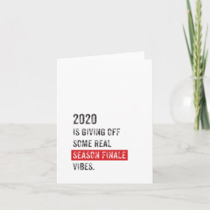 Tarjeta de felicitación final de temporada 2020