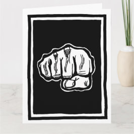 Tarjeta de felicitación Fist Bump de cumpleaños po