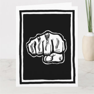 Tarjeta de felicitación Fist Bump de cumpleaños po