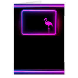 Tarjeta de felicitación Flamingo de bonito