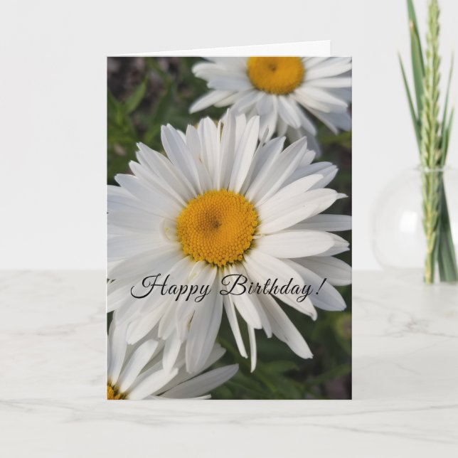 Tarjeta de felicitación Floral Birthday (Anverso)