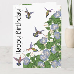 Tarjeta de felicitación floral de B'day de la flor