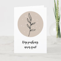 Tarjeta de felicitación floral de estilo boho con 