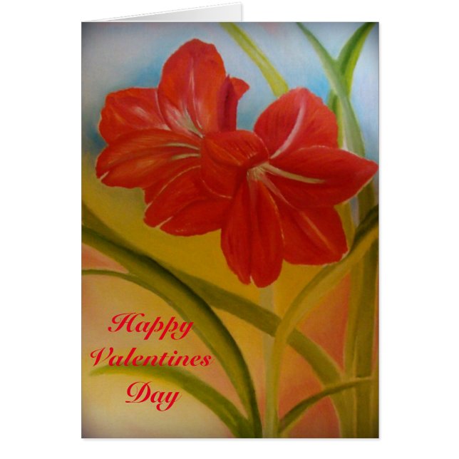 Tarjeta de felicitación floral para cualquier ocas (Frente)
