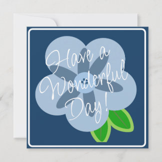 Tarjeta de felicitación floral para tener un día m