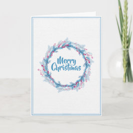 Tarjeta de felicitación floral personalizada de va