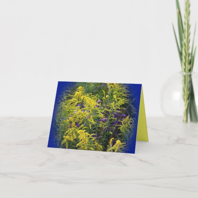 Tarjeta de felicitación - Flores silvestres (Anverso)
