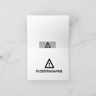 Tarjeta de felicitación FLOSSTRADAMUS