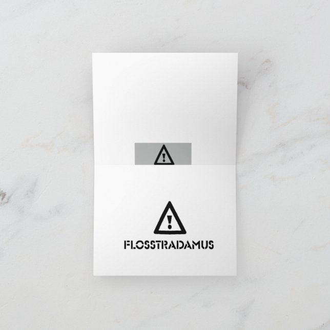 Tarjeta de felicitación FLOSSTRADAMUS (Interior)