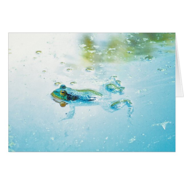 Tarjeta de felicitación flotante (Anverso (Horizontal))