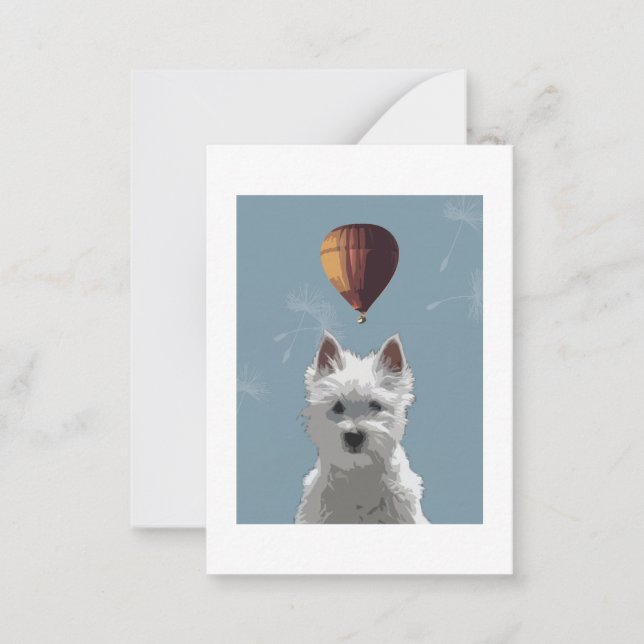Tarjeta de felicitación flotante gratuita (Anverso)