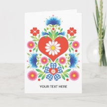 Tarjeta de felicitación Folkfest