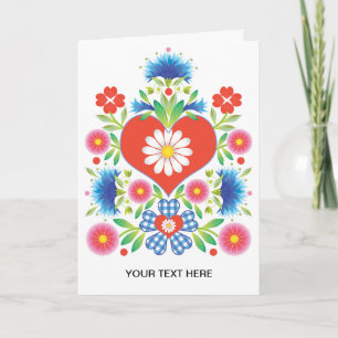 Tarjeta de felicitación Folkfest