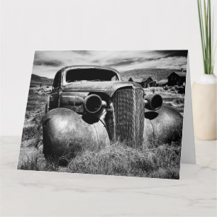 Tarjeta de Felicitación - Foto en Blanco y Negro d