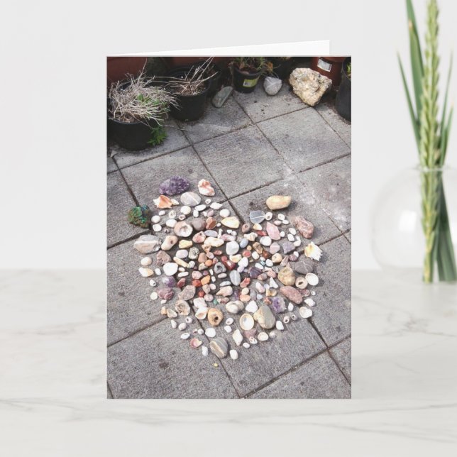 Tarjeta de felicitación fotográfica de bonito Ston (Anverso)