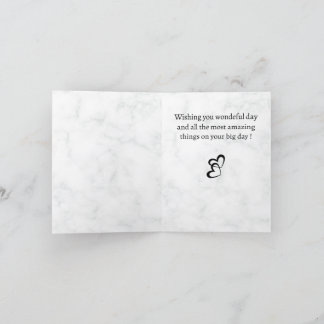 Tarjeta de felicitación fotográfica de personaliza