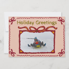 Tarjeta de felicitación fotográfica de regalo para