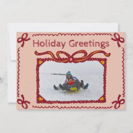 Tarjeta de felicitación fotográfica de regalo para