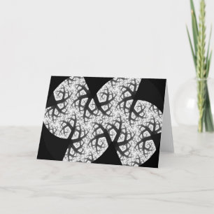 Tarjeta de felicitación frecuentada del bosque